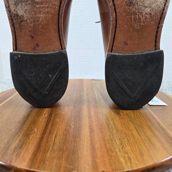 Allen Edmonds Fairfax Brown Wholecut Wingtip Medallion Oxford Dress Shoe Men 10D - Picture 10 of 15